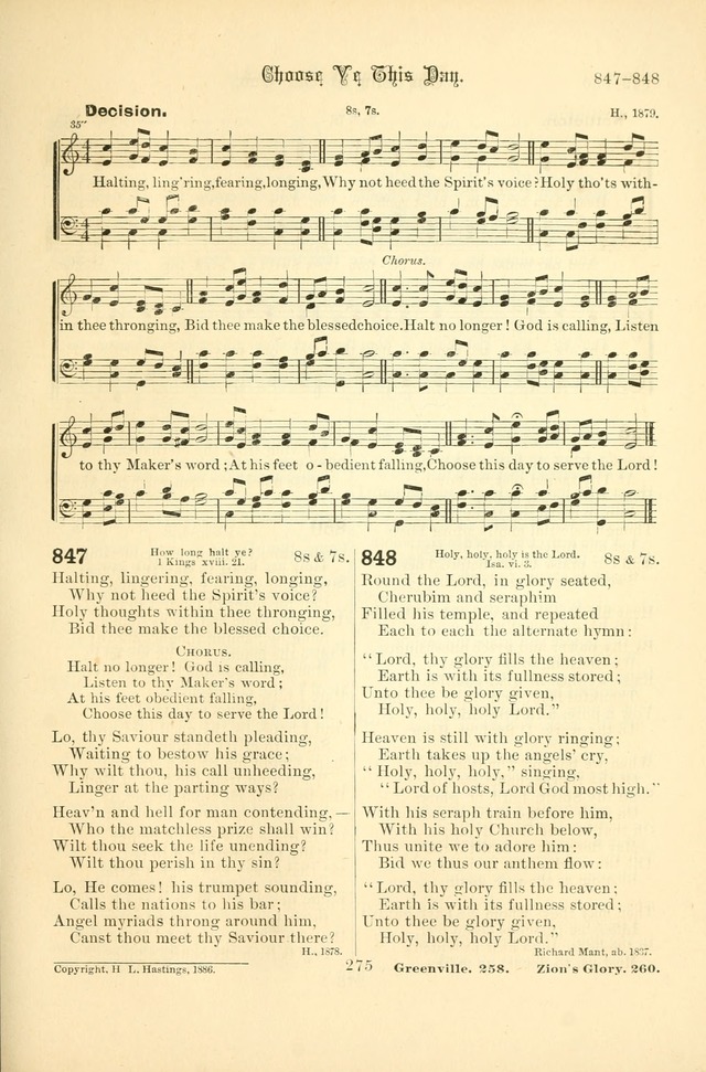 Songs of Pilgrimage: a hymnal for the churches of Christ (2nd ed.) page 275