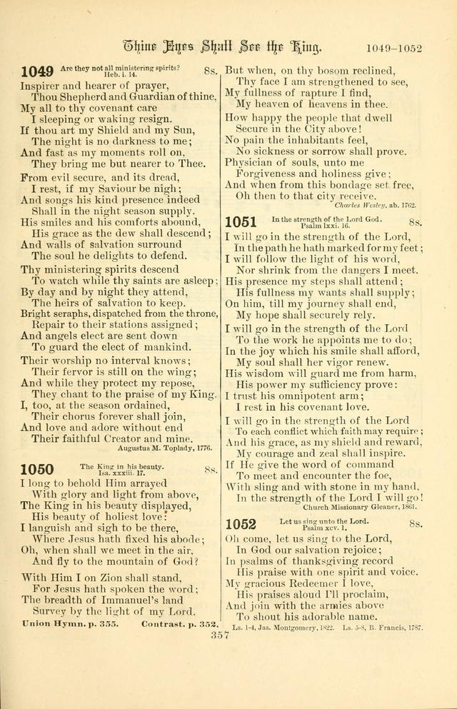 Songs of Pilgrimage: a hymnal for the churches of Christ (2nd ed.) page 357