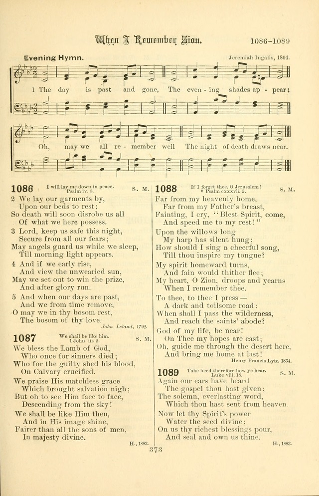 Songs of Pilgrimage: a hymnal for the churches of Christ (2nd ed.) page 373
