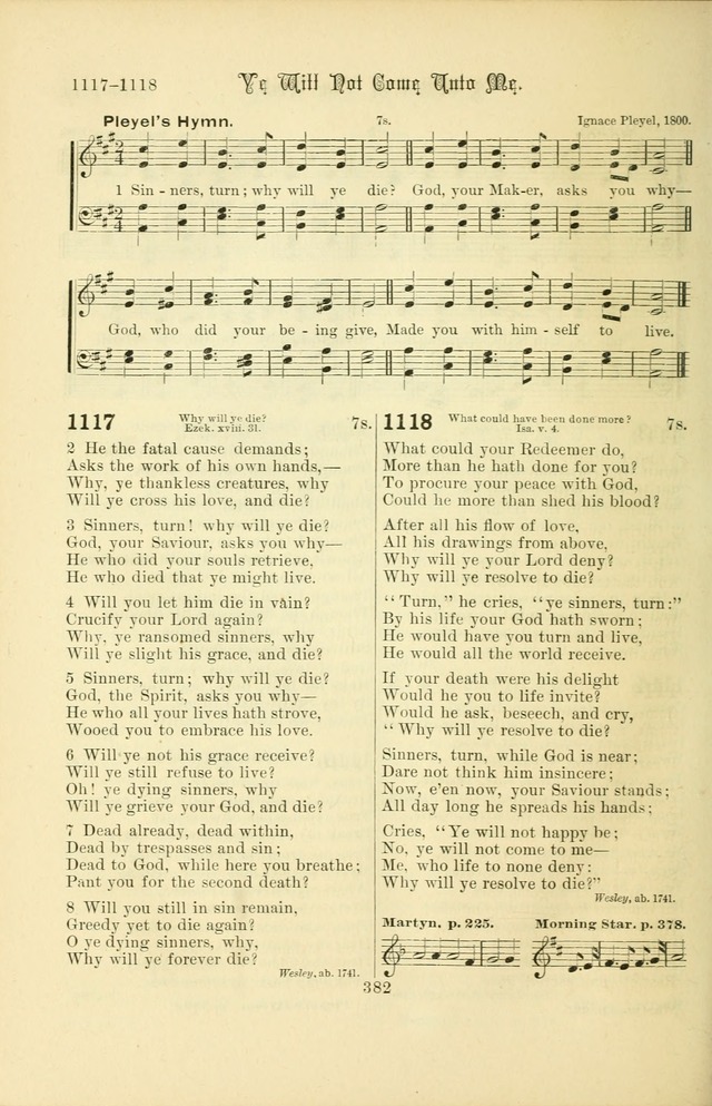Songs of Pilgrimage: a hymnal for the churches of Christ (2nd ed.) page 382