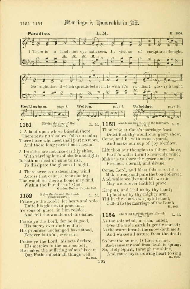 Songs of Pilgrimage: a hymnal for the churches of Christ (2nd ed.) page 392