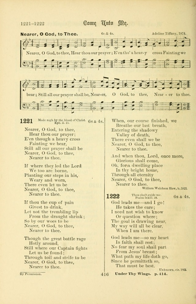 Songs of Pilgrimage: a hymnal for the churches of Christ (2nd ed.) page 416