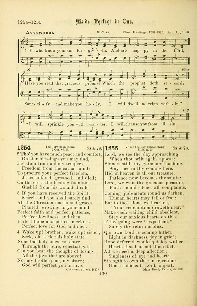 Songs of Pilgrimage: a hymnal for the churches of Christ (2nd ed.) page 430