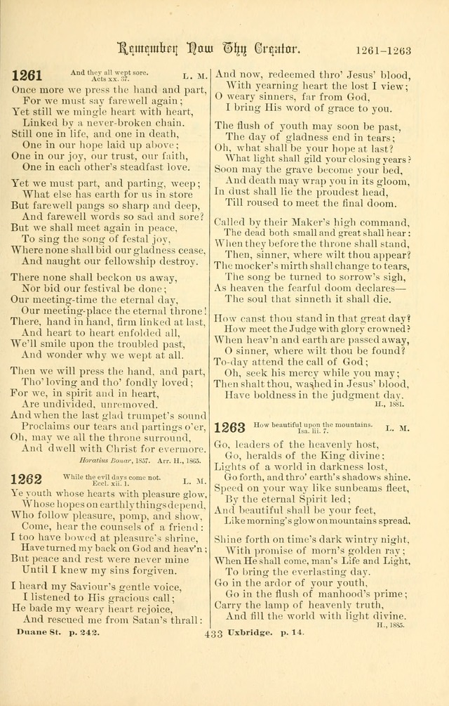 Songs of Pilgrimage: a hymnal for the churches of Christ (2nd ed.) page 433