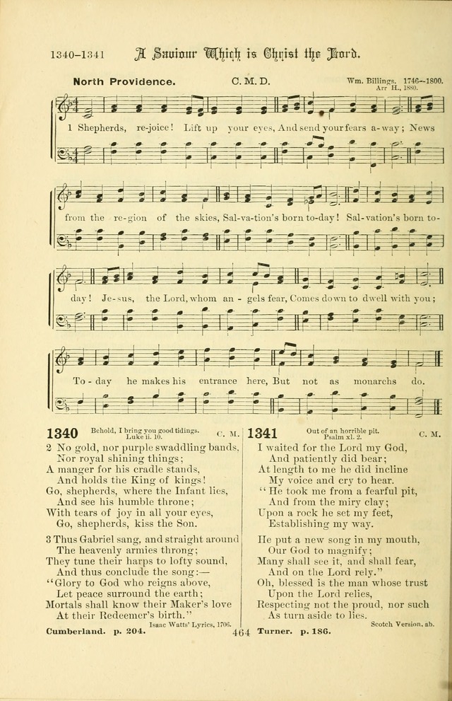 Songs of Pilgrimage: a hymnal for the churches of Christ (2nd ed.) page 464