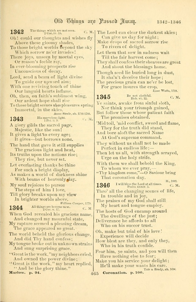 Songs of Pilgrimage: a hymnal for the churches of Christ (2nd ed.) page 465