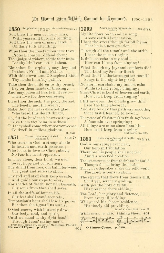 Songs of Pilgrimage: a hymnal for the churches of Christ (2nd ed.) page 467