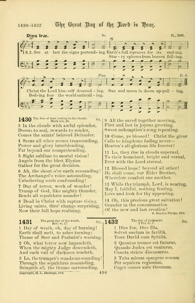 Songs of Pilgrimage: a hymnal for the churches of Christ (2nd ed.) page 494