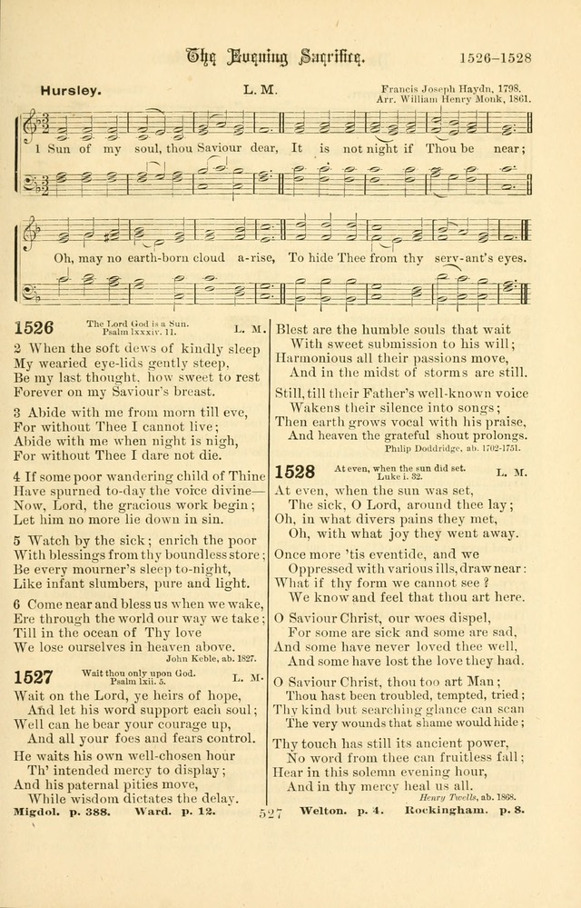 Songs of Pilgrimage: a hymnal for the churches of Christ (2nd ed.) page 527