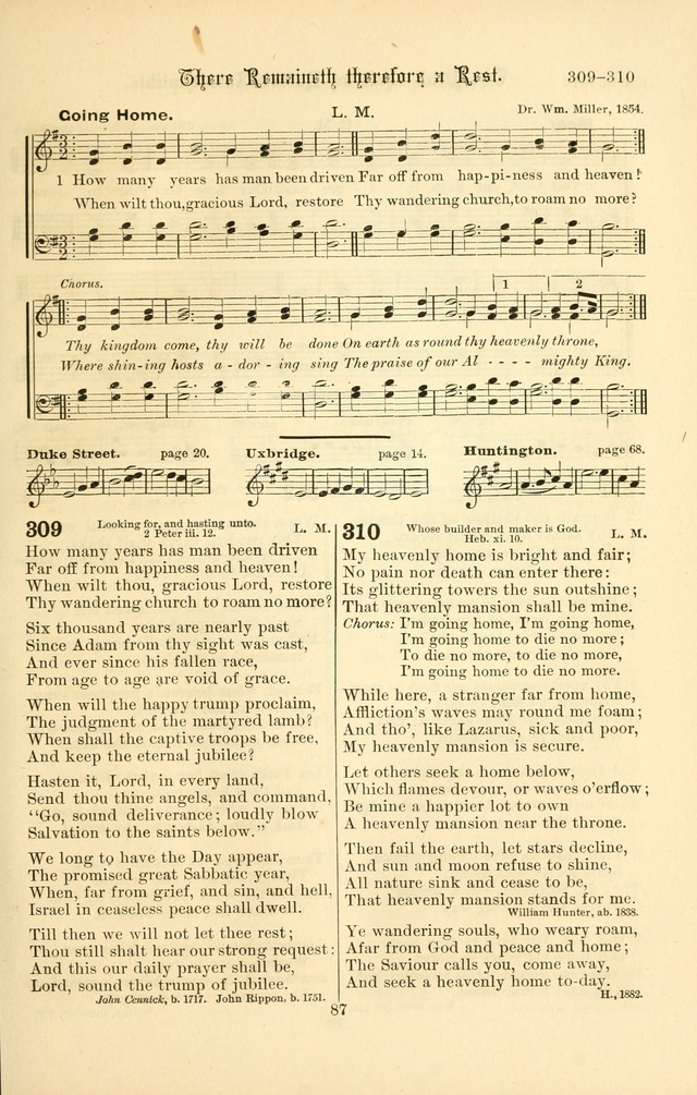 Songs of Pilgrimage: a hymnal for the churches of Christ (2nd ed.) page 87