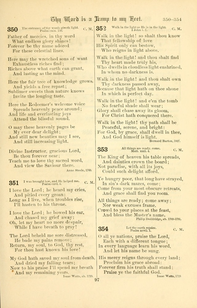 Songs of Pilgrimage: a hymnal for the churches of Christ (2nd ed.) page 97