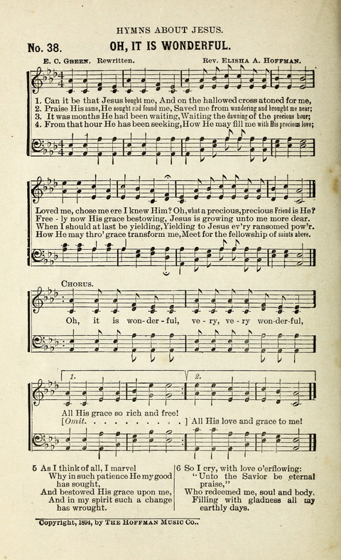 Songs of Praise and Consecration page 36