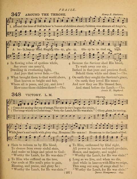 Songs of Praise and Prayer: for the Sunday-school and social meeting page 239