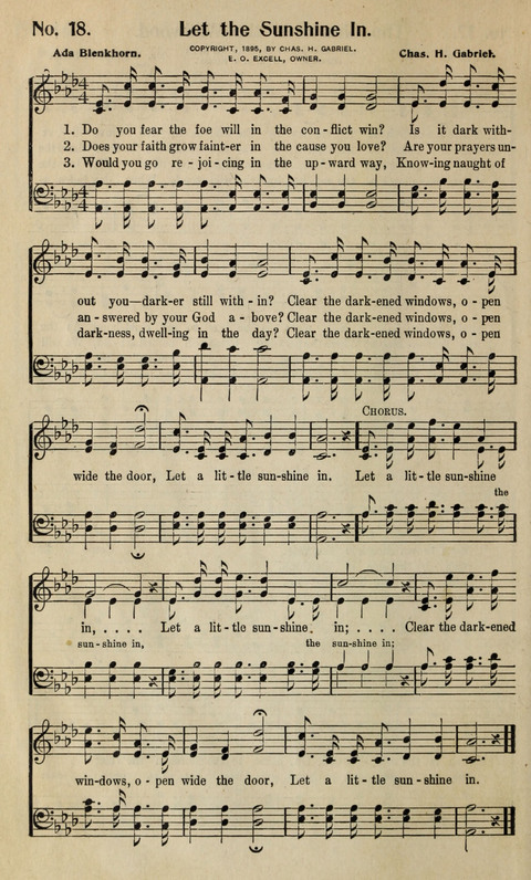 Songs of Redeeming Love: for the Church, Sunday School and other Services of the Sanctuary page 19