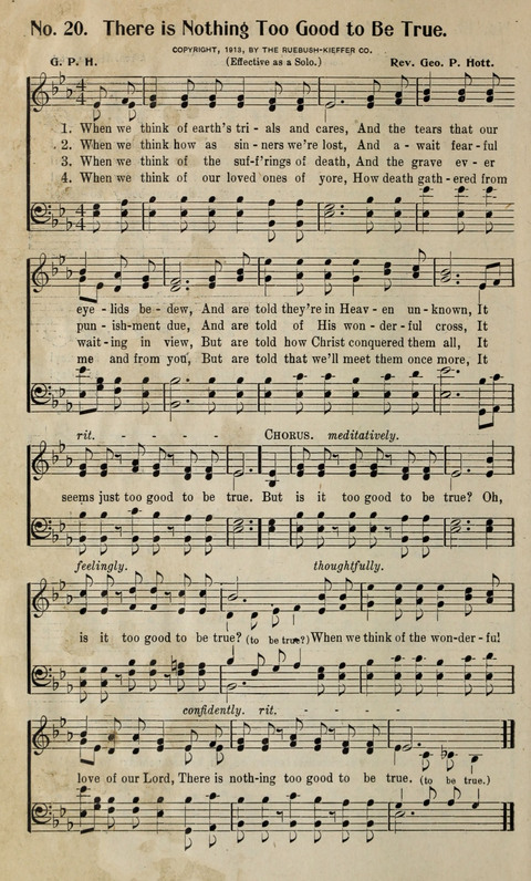 Songs of Redeeming Love: for the Church, Sunday School and other Services of the Sanctuary page 21