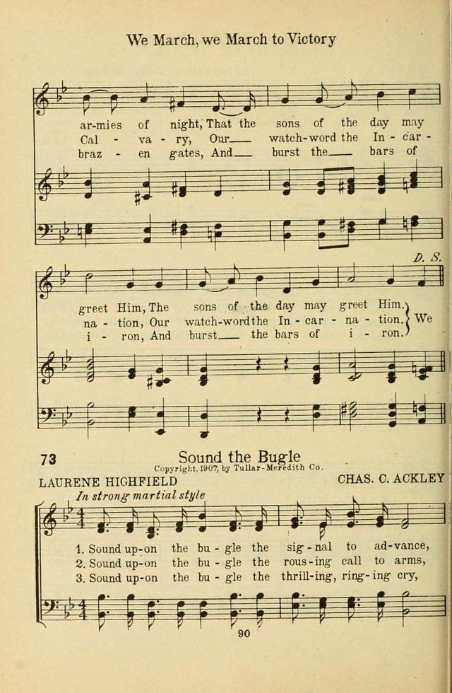 Songs of Service: for use in assemblies of young people and older boys and girls page 92