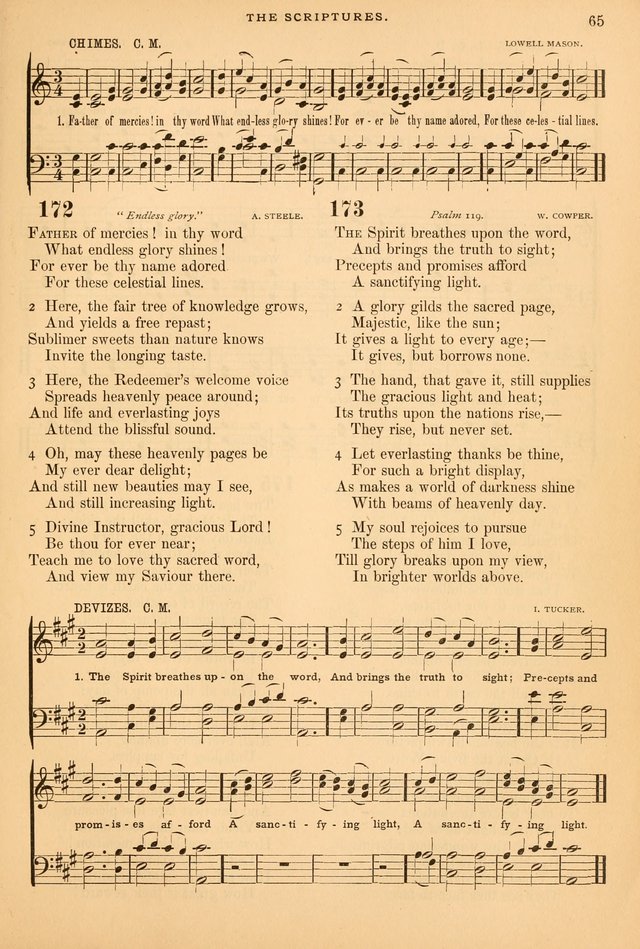 A Selection of Spiritual Songs: with music for the Church and the Choir page 76