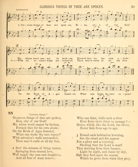 A Selection of Spiritual Songs: with music, for the Sunday-school page 57