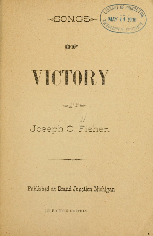 Songs of Victory page iii