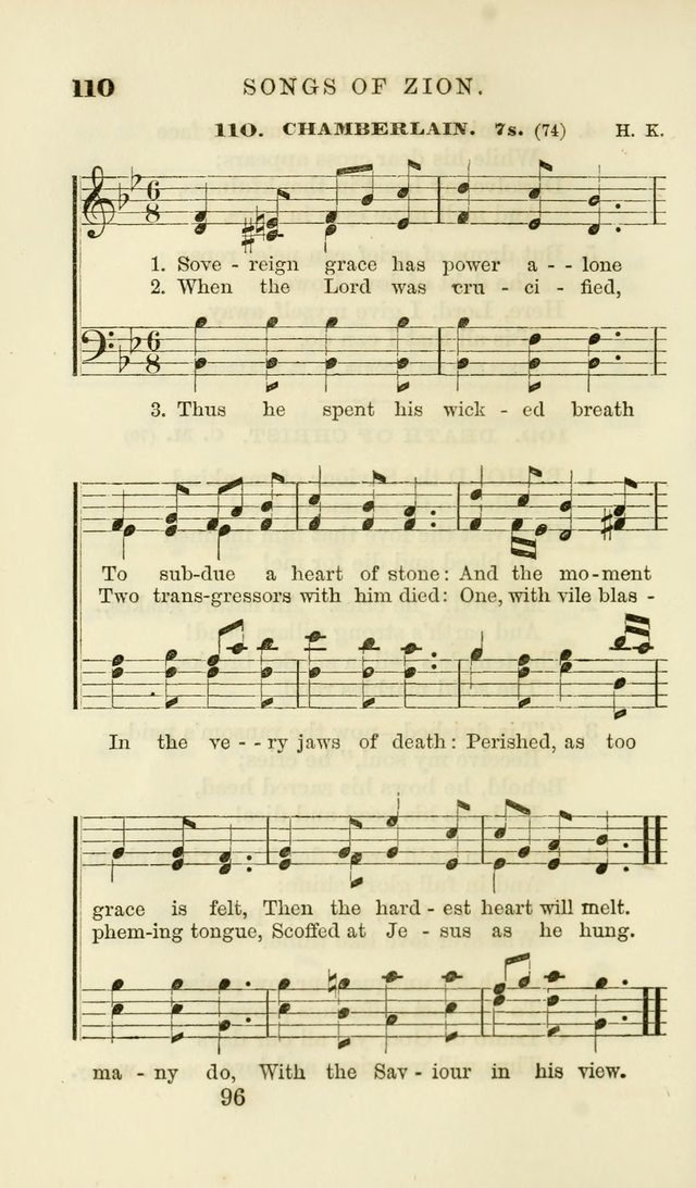 Songs of Zion Enlarged: a manual of the best and most popular hymns and tunes, for social and private devotion page 103