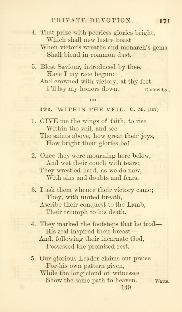 Songs of Zion Enlarged: a manual of the best and most popular hymns and tunes, for social and private devotion page 156