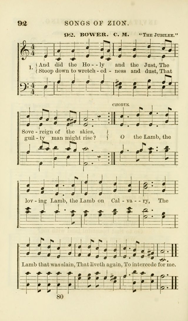 Songs of Zion Enlarged: a manual of the best and most popular hymns and tunes, for social and private devotion page 87