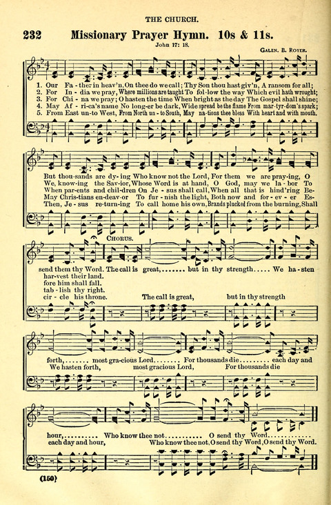 The Brethren Hymnal: A Collection of Psalms, Hymns and Spiritual Songs suited for Song Service in Christian Worship, for Church Service, Social Meetings and Sunday Schools page 148