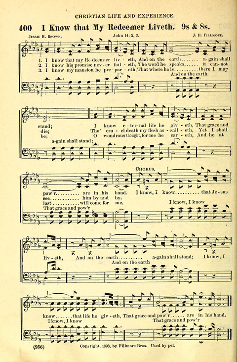 The Brethren Hymnal: A Collection of Psalms, Hymns and Spiritual Songs suited for Song Service in Christian Worship, for Church Service, Social Meetings and Sunday Schools page 254