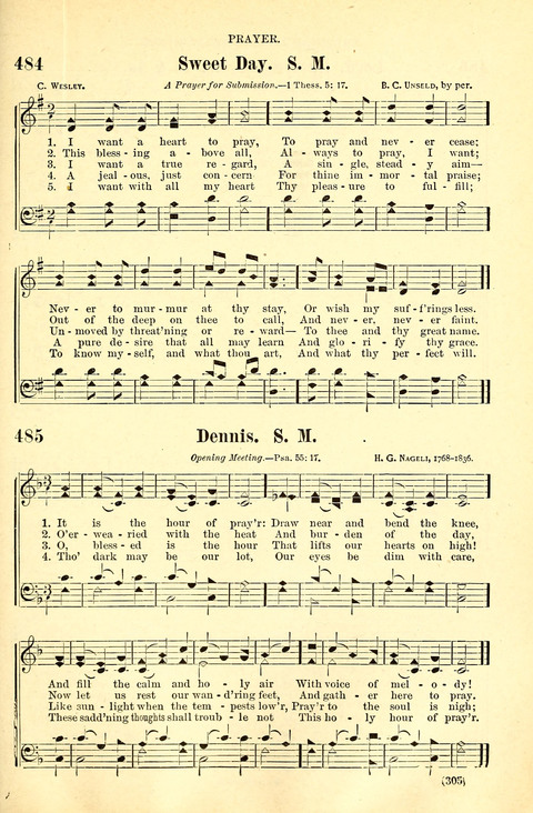 The Brethren Hymnal: A Collection of Psalms, Hymns and Spiritual Songs suited for Song Service in Christian Worship, for Church Service, Social Meetings and Sunday Schools page 303
