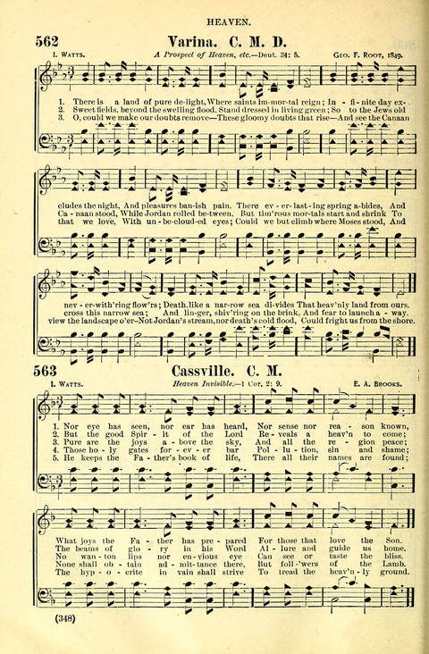 The Brethren Hymnal: A Collection of Psalms, Hymns and Spiritual Songs suited for Song Service in Christian Worship, for Church Service, Social Meetings and Sunday Schools page 346