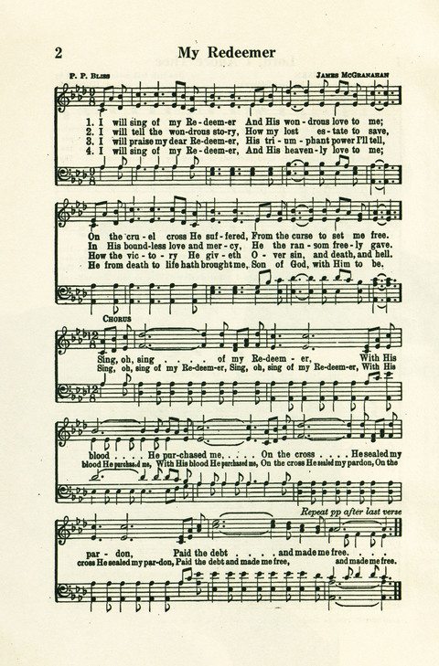 20th Century Gospel Songs page 2