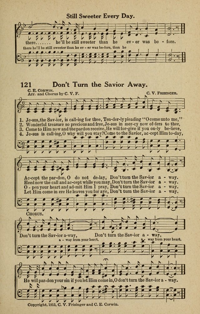 The Tabernacle Hymns page 121
