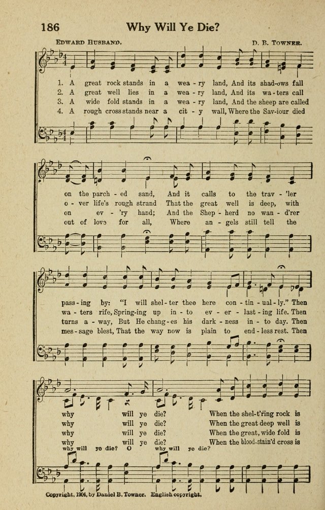 The Tabernacle Hymns page 186