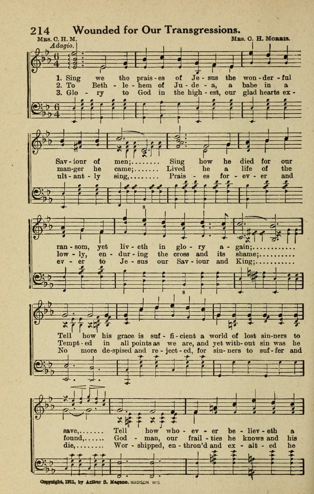 The Tabernacle Hymns page 222