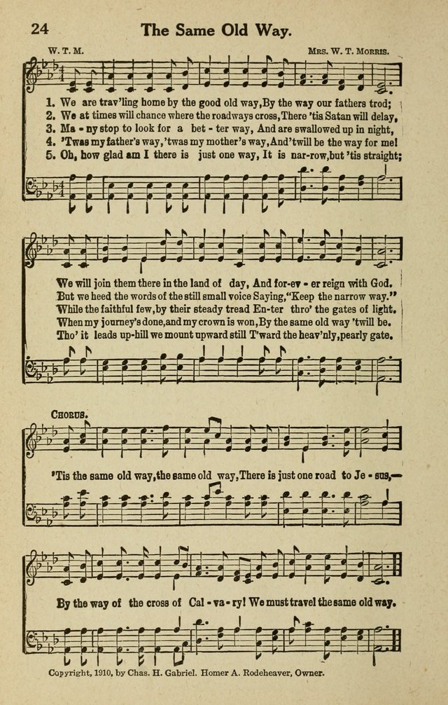 The Tabernacle Hymns page 24