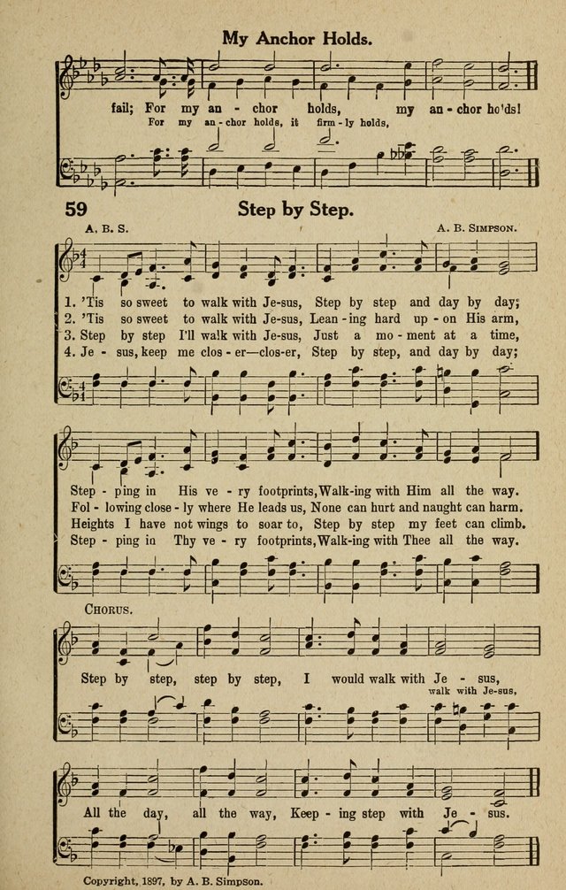 The Tabernacle Hymns page 59