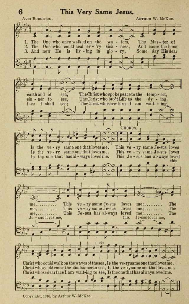 The Tabernacle Hymns page 6