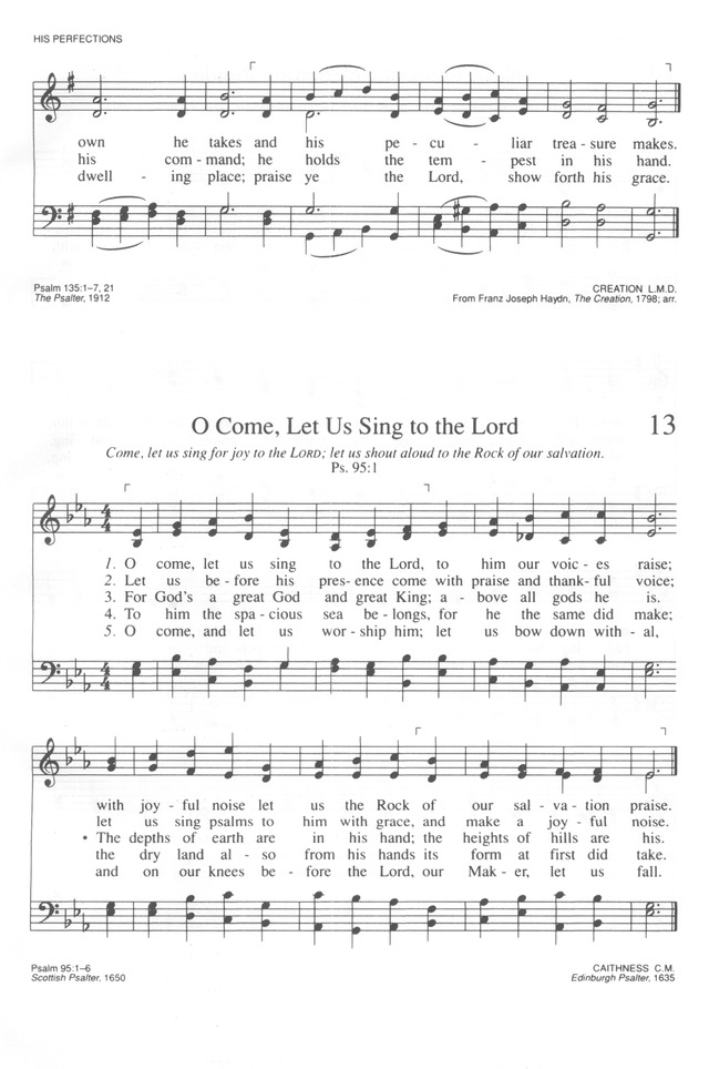 Trinity Hymnal (Rev. ed.) page 13
