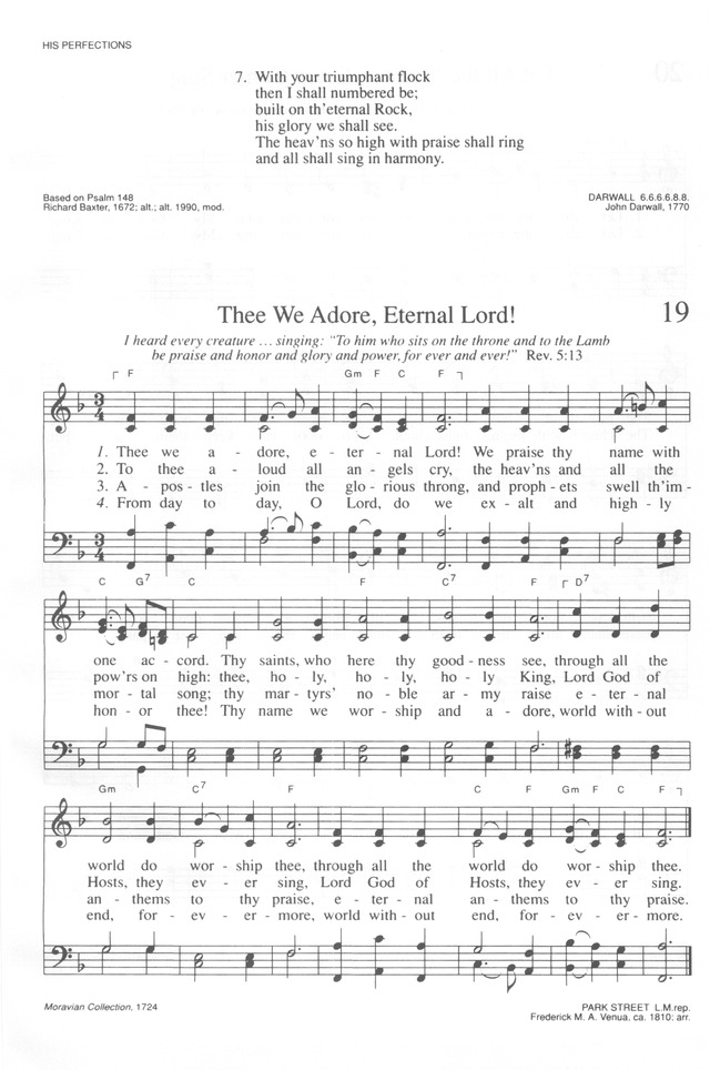 Trinity Hymnal (Rev. ed.) page 19