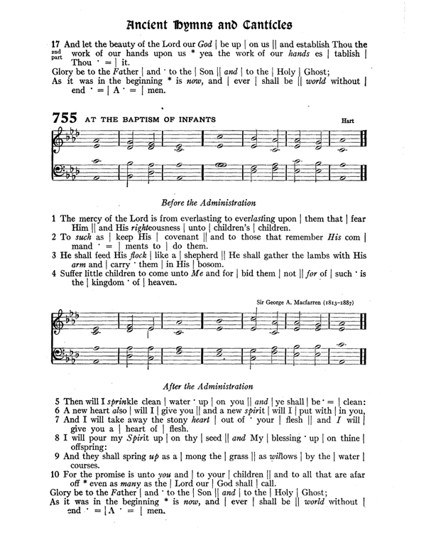 The Hymnal : published in 1895 and revised in 1911 by authority of the General Assembly of the Presbyterian Church in the United States of America : with the supplement of 1917 page 1006