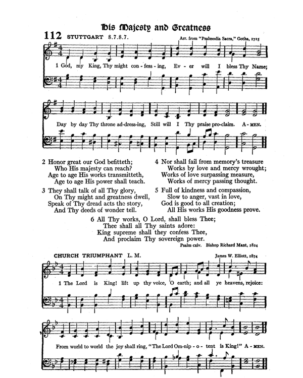 The Hymnal : published in 1895 and revised in 1911 by authority of the General Assembly of the Presbyterian Church in the United States of America : with the supplement of 1917 page 159