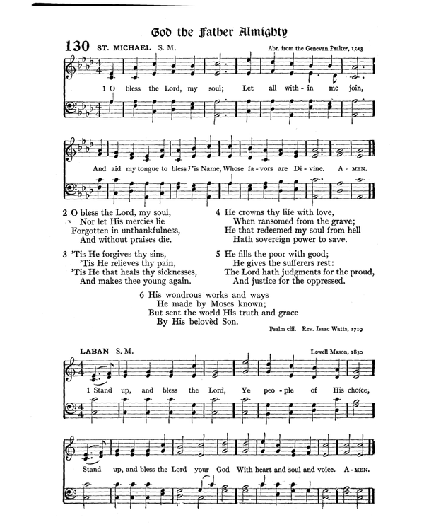 The Hymnal : published in 1895 and revised in 1911 by authority of the General Assembly of the Presbyterian Church in the United States of America : with the supplement of 1917 page 182