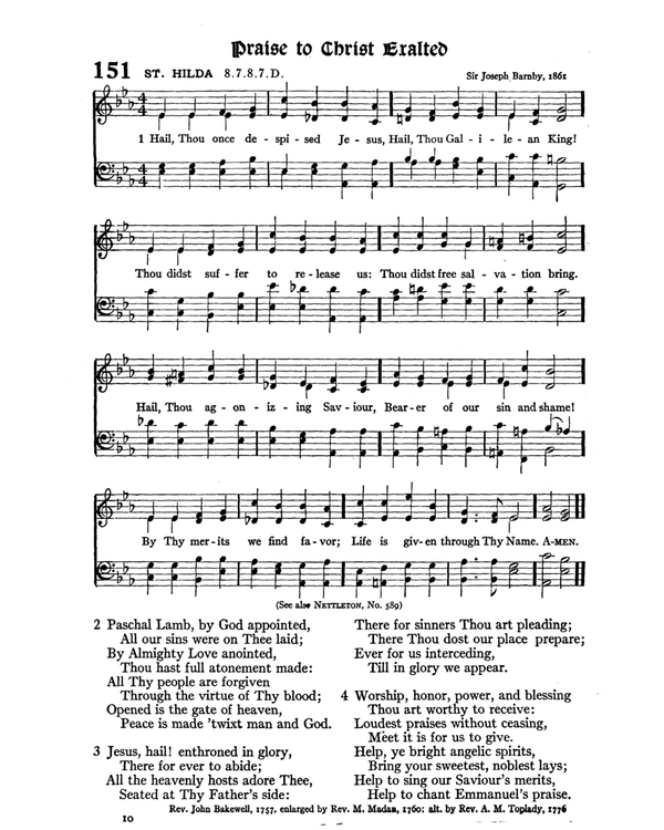 The Hymnal : published in 1895 and revised in 1911 by authority of the General Assembly of the Presbyterian Church in the United States of America : with the supplement of 1917 page 210
