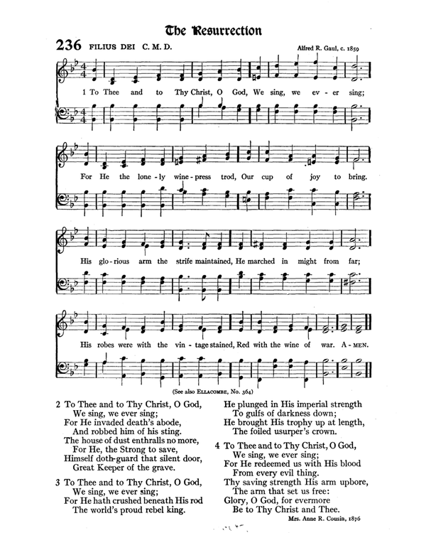 The Hymnal : published in 1895 and revised in 1911 by authority of the General Assembly of the Presbyterian Church in the United States of America : with the supplement of 1917 page 326