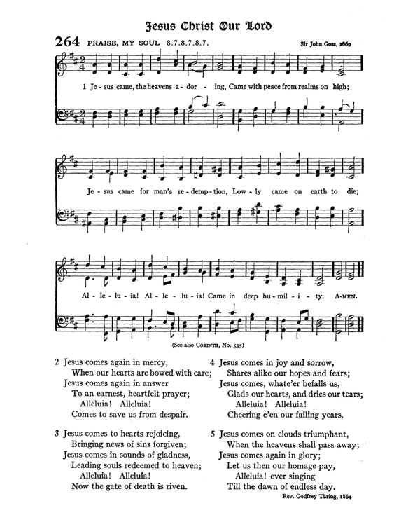 The Hymnal : published in 1895 and revised in 1911 by authority of the General Assembly of the Presbyterian Church in the United States of America : with the supplement of 1917 page 361
