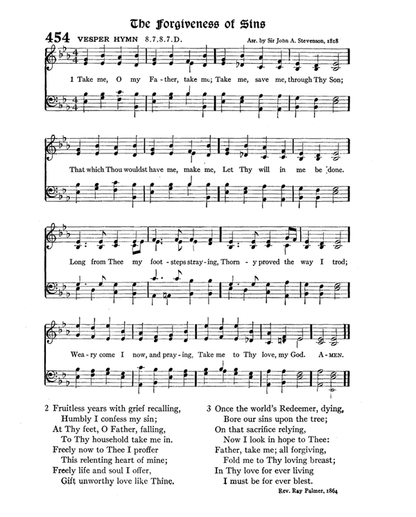 The Hymnal : published in 1895 and revised in 1911 by authority of the General Assembly of the Presbyterian Church in the United States of America : with the supplement of 1917 page 601