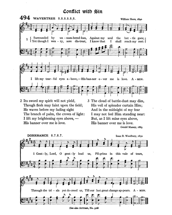 The Hymnal : published in 1895 and revised in 1911 by authority of the General Assembly of the Presbyterian Church in the United States of America : with the supplement of 1917 page 653