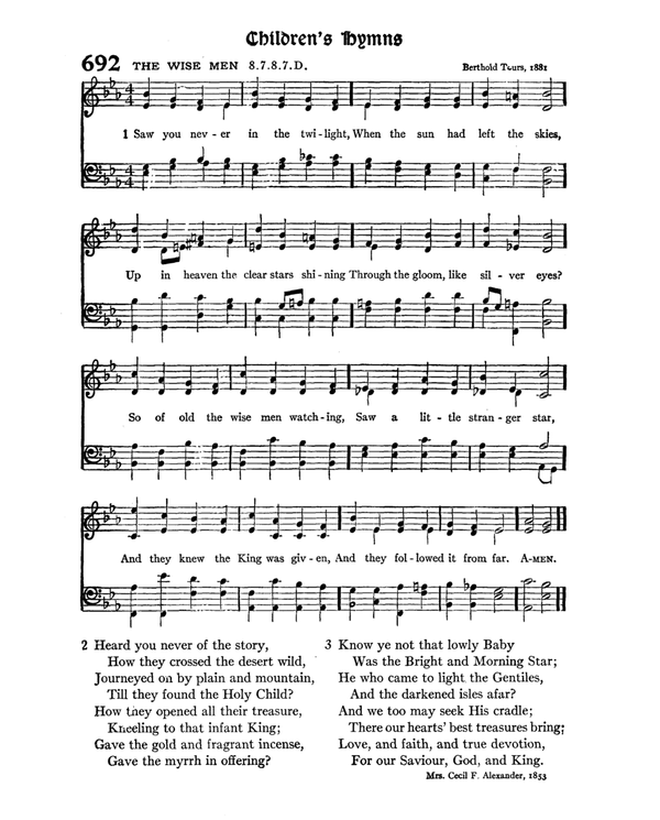 The Hymnal : published in 1895 and revised in 1911 by authority of the General Assembly of the Presbyterian Church in the United States of America : with the supplement of 1917 page 904