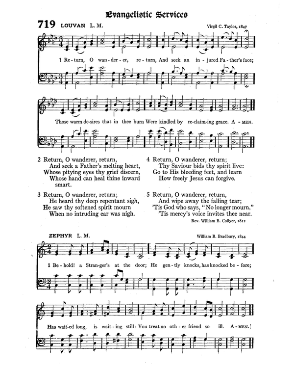 The Hymnal : published in 1895 and revised in 1911 by authority of the General Assembly of the Presbyterian Church in the United States of America : with the supplement of 1917 page 940