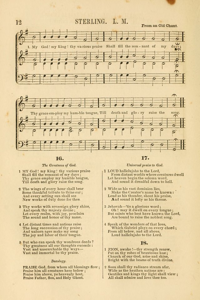 Temple Melodies: a collection of about two hundred popular tunes, adapted to nearly five hundred favorite hymns, selected with special reference to public, social, and private worship page 19